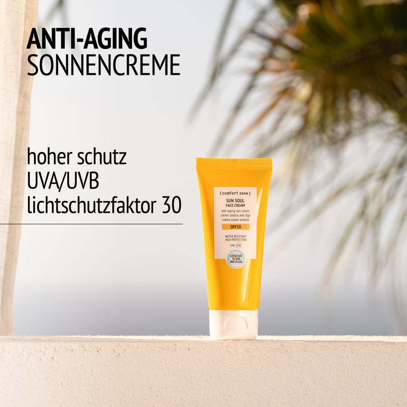 Comfort Zone: SUN SOUL FACE CREAM SPF30 Anti-Aging-Sonnencreme für das Gesicht mit hohem Schutz-

