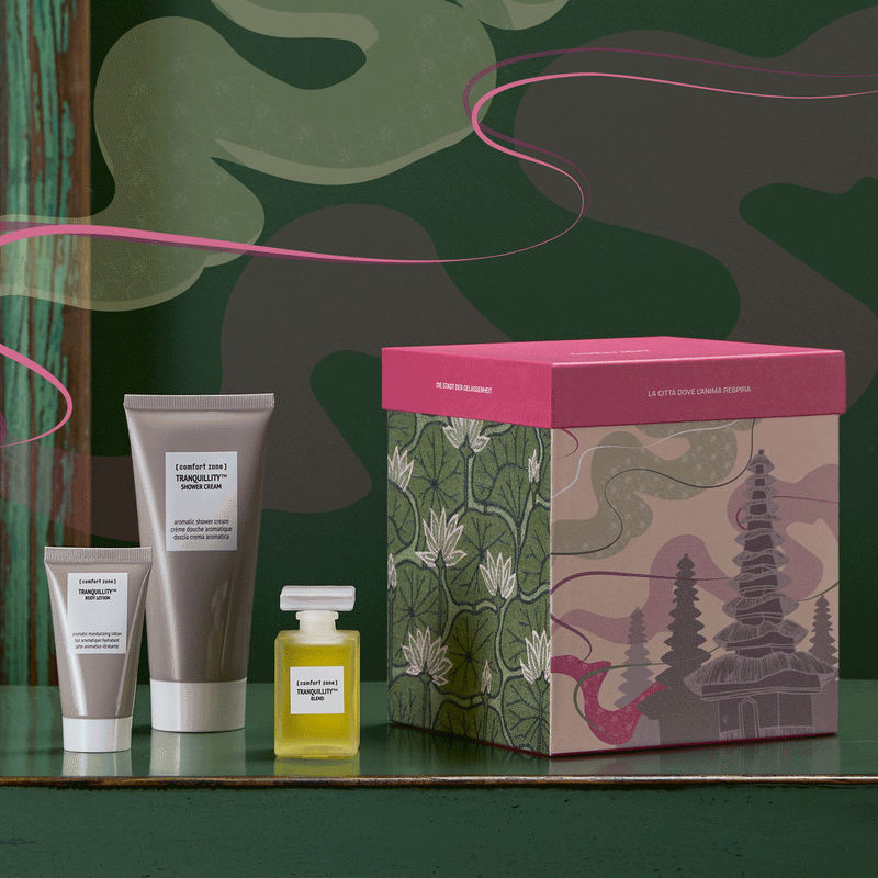 Comfort Zone: KIT THE CITY OF SERENITY Feuchtigkeitsspendendes Aroma-Pflegeset für den Körper -1.gif
