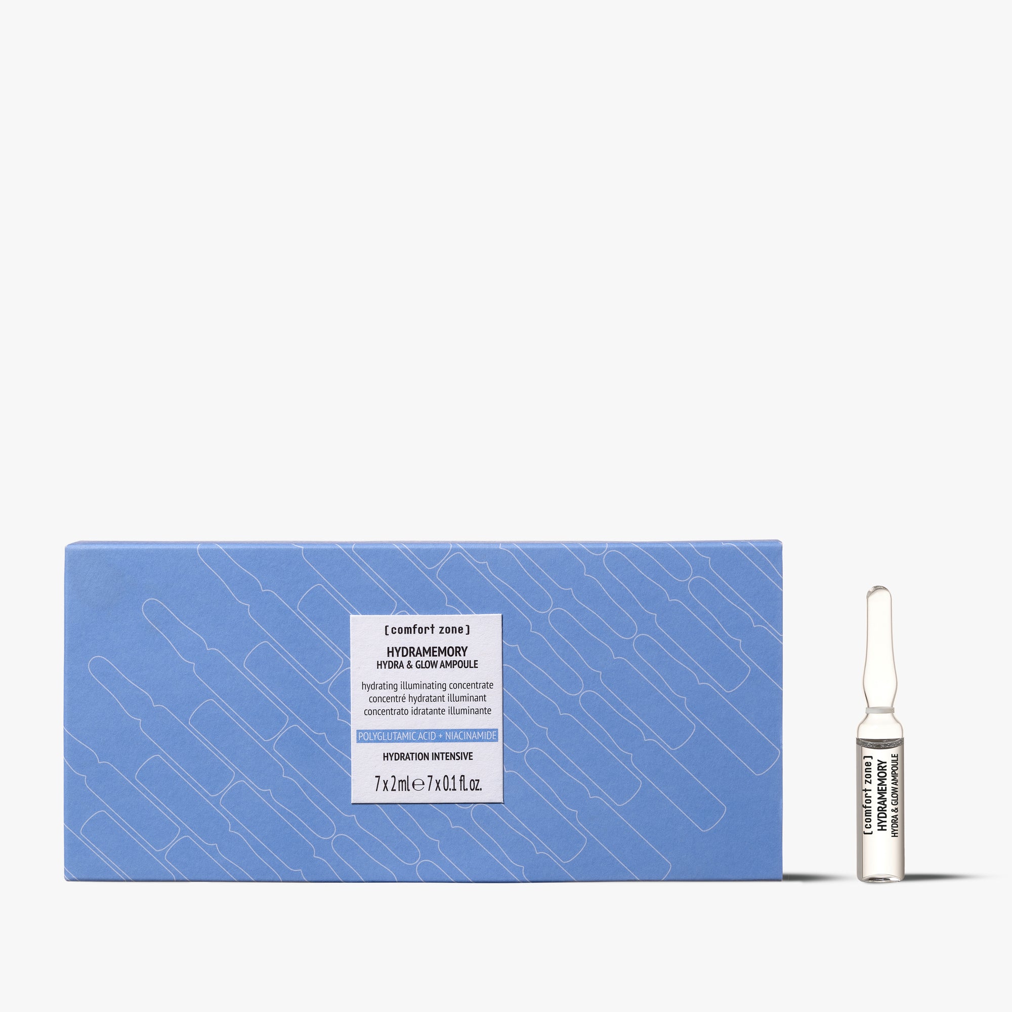 Comfort Zone: Hydramemory Hydra &amp; Glow Ampoules Feuchtigkeitsspendendes Konzentrat für mehr Strahlkraft-8004608518730
