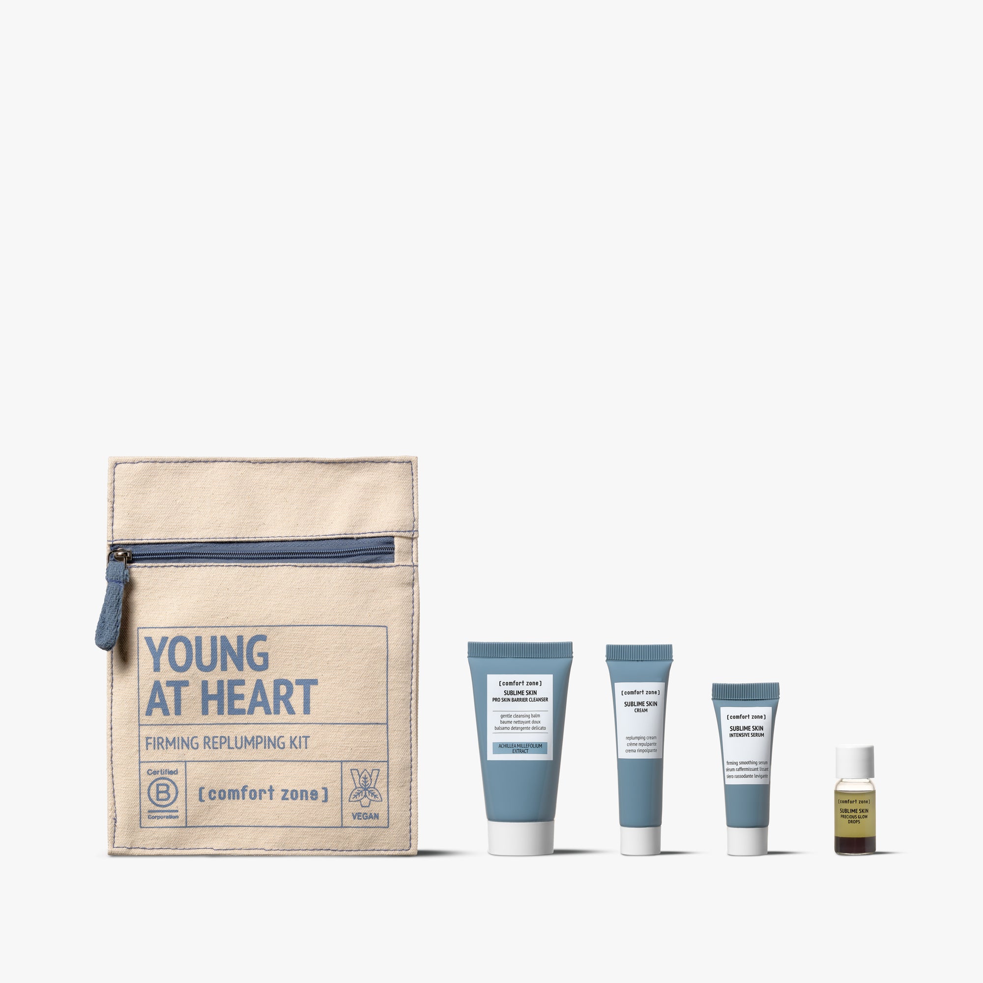 Comfort Zone: KIT Young At Heart  Straffende und aufpolsternde Pflegeroutine -8004608530633
