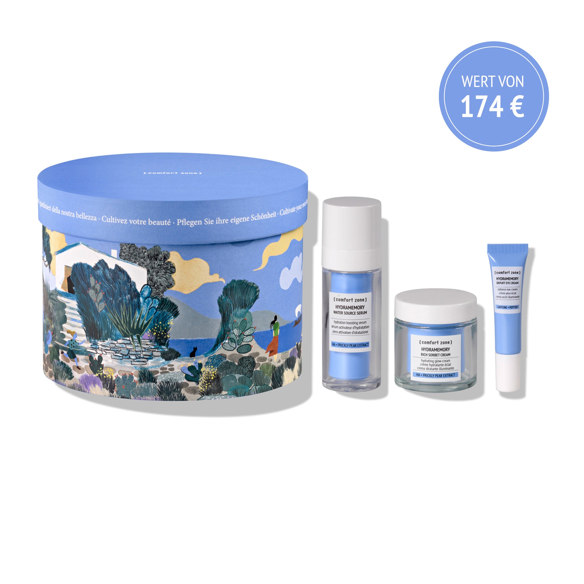 : KIT MEDITERRANEAN GARDEN Feuchtigkeitsspendendes Glow-Gesichtspflege-Set-PDP
