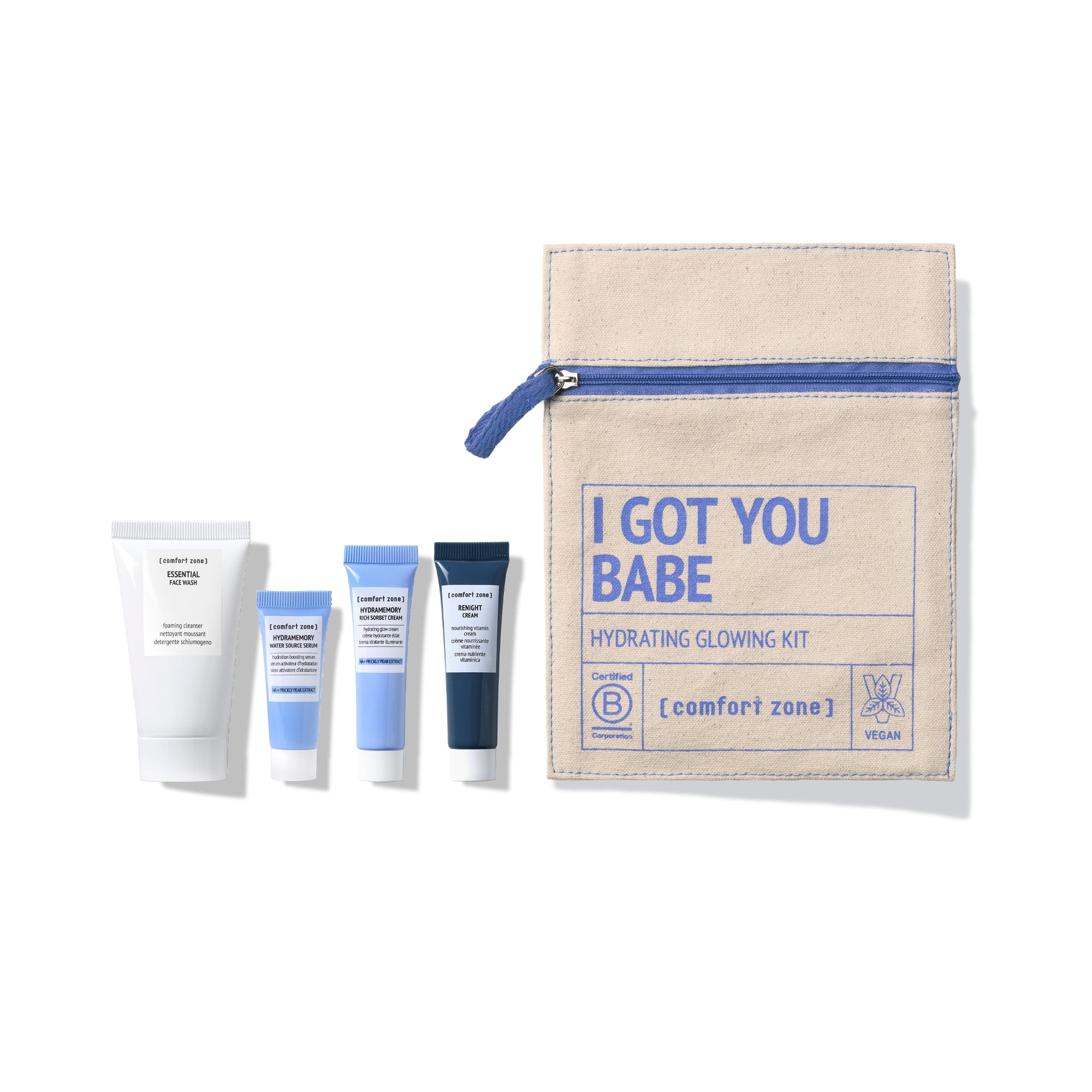 Comfort Zone: KIT I GOT YOU BABE KIT Feuchtigkeitsspendende und strahlende Pflegeroutine-0
